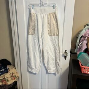 Kerri Rosenthal Womens Ecru The Jogger Pants Size Small